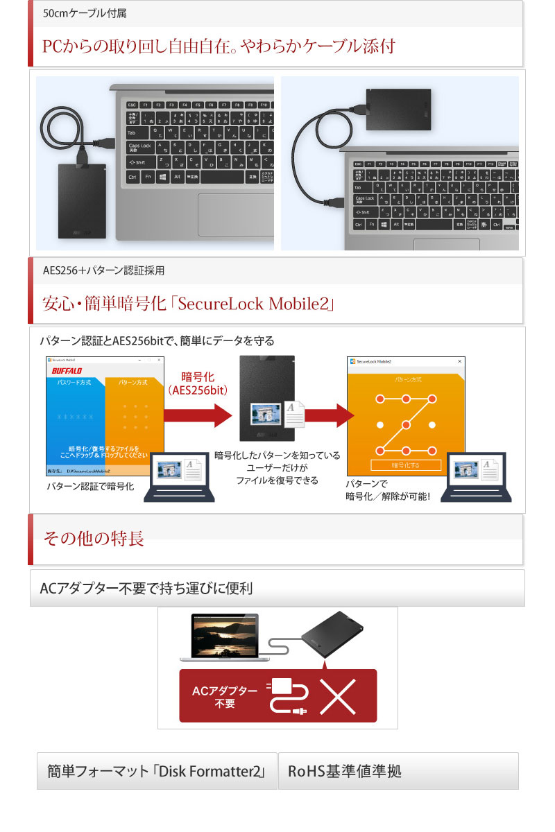 楽天市場 バッファロー Buffalo 外付けssd Ssd Pg240u3 Ba 価格比較 商品価格ナビ