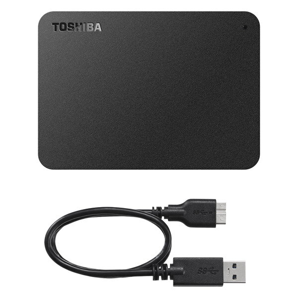 TOSHIBA ポータブルHDD HD-TPA2U3-B