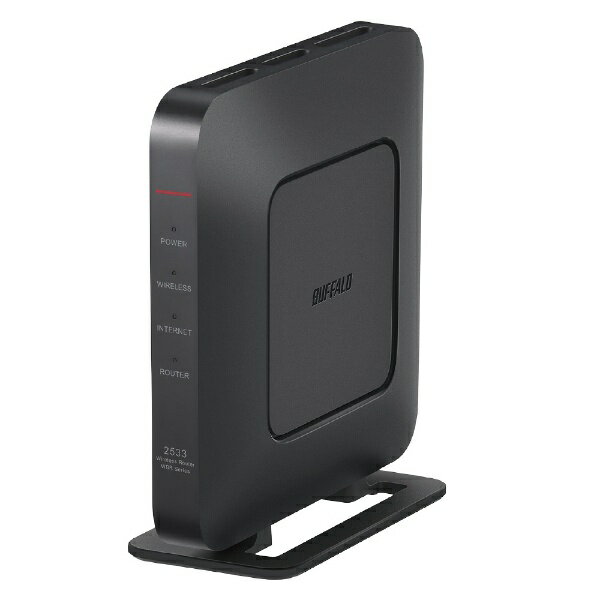 BUFFALO Wi-Fiルーター ブラック WSR-2533DHPLS-BK