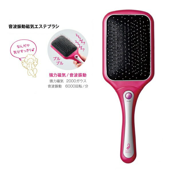 コイズミ スカルプ＆リセットブラシ(レッド) KOIZUMI RESET BRUSH 音波