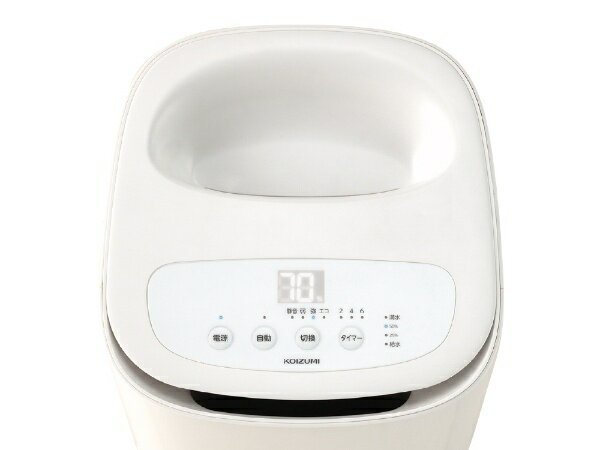 コイズミ 気化式加湿器 ホワイト KHM-5512／W(1台)