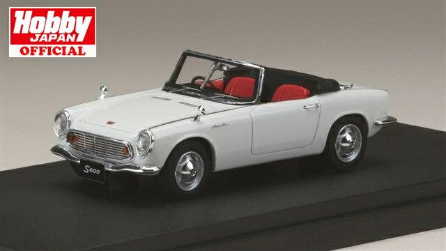 楽天市場】ホビージャパン 1/43 ホンダ S600 ホワイト/レッド