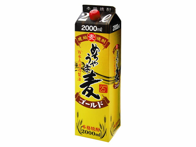 希少 鷹正宗 めちゃうま 麦焼酎 ２５度 2Ｌ 2000ｍｌ 2ケース 12本 fucoa.cl