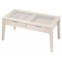 楽天市場】市場 市場株式会社 INT-2576WH 直送 コレクションテーブル  