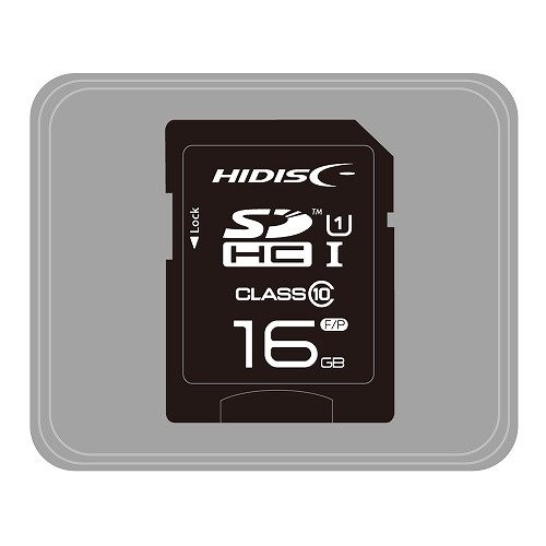 HIDISC SDHCカード 16GB HDSDH16GCL10UIJP3