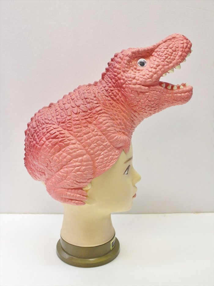 楽天市場 オガワスタジオ のりザウルス ピンク なりきりマスク 恐竜 恐竜マスク 恐竜 かぶりもの かぶりもの アニマル 価格比較 商品価格ナビ