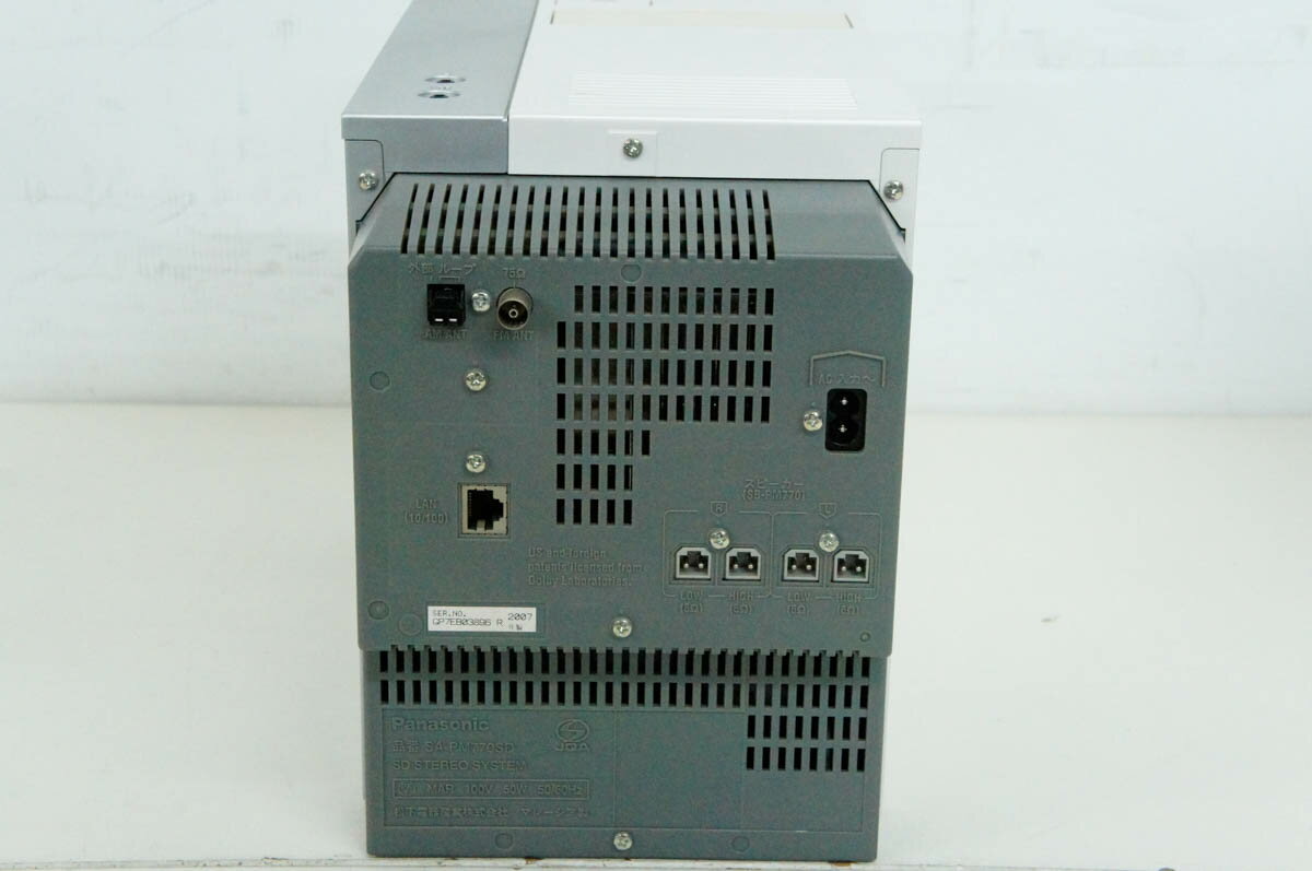 Panasonic コンポ ステレオシステム Ⅾ-dock sa-pm770sd ラジオ