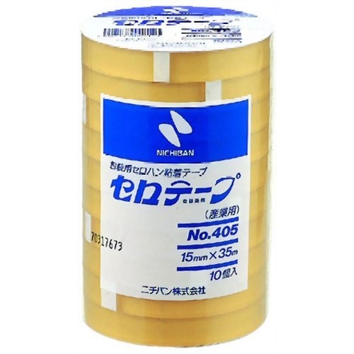 楽天市場】ニチバン ニチバン 包装用セロテープ(産業用) 15mm No.405 