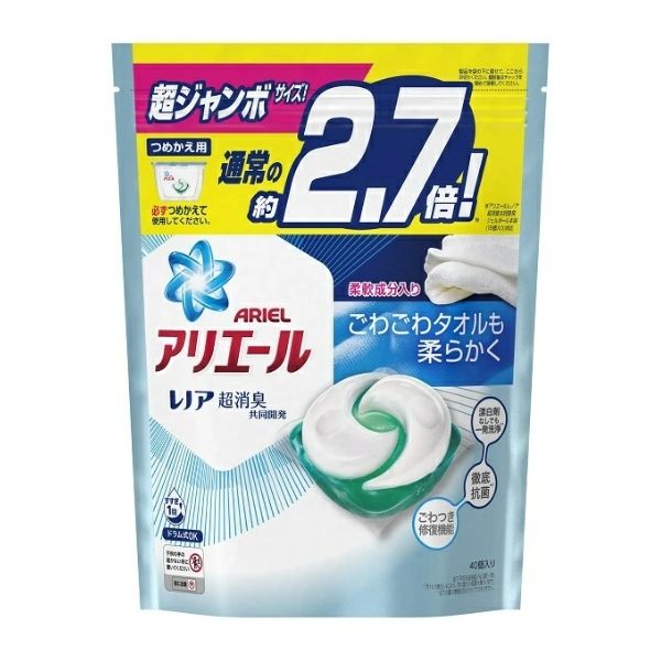 楽天市場 P Gジャパン 同 アリエールジェルボール 柔軟剤プラス替超j 40個 価格比較 商品価格ナビ