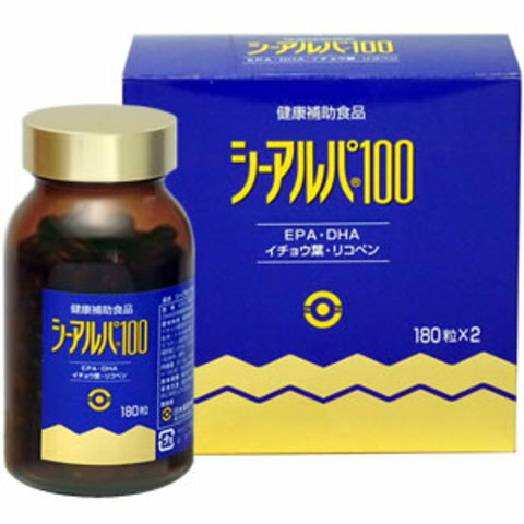 楽天市場】健創製薬 日水製薬 シーアルパ100 180錠 DHA・EPA・イチョウ