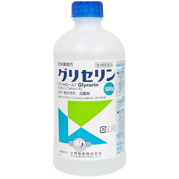 楽天市場 小堺製薬 日本薬局方 グリセリン 一般 500g 価格比較 商品価格ナビ