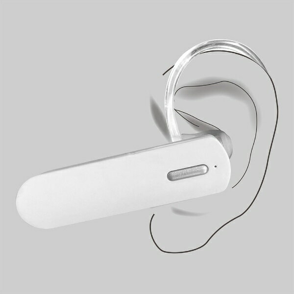 ラスタバナナ Bluetooth 5.0 片耳イヤホン ホワイト RBTEMMS02WH