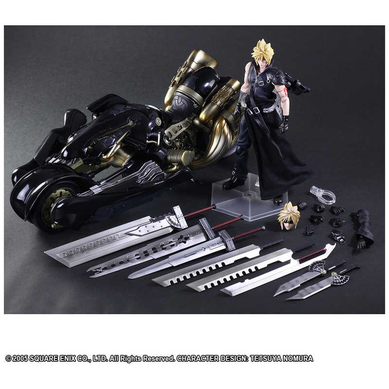 PLAY ARTS改 FF7AC クラウド・ストライフ&フェンリル 楽天市場】スクウェア・エニックス FF7AC プレイアーツ改