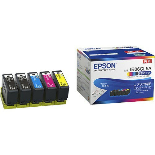楽天市場】エプソン販売 エプソン インクカートリッジ IB06CL5A メガネ ...