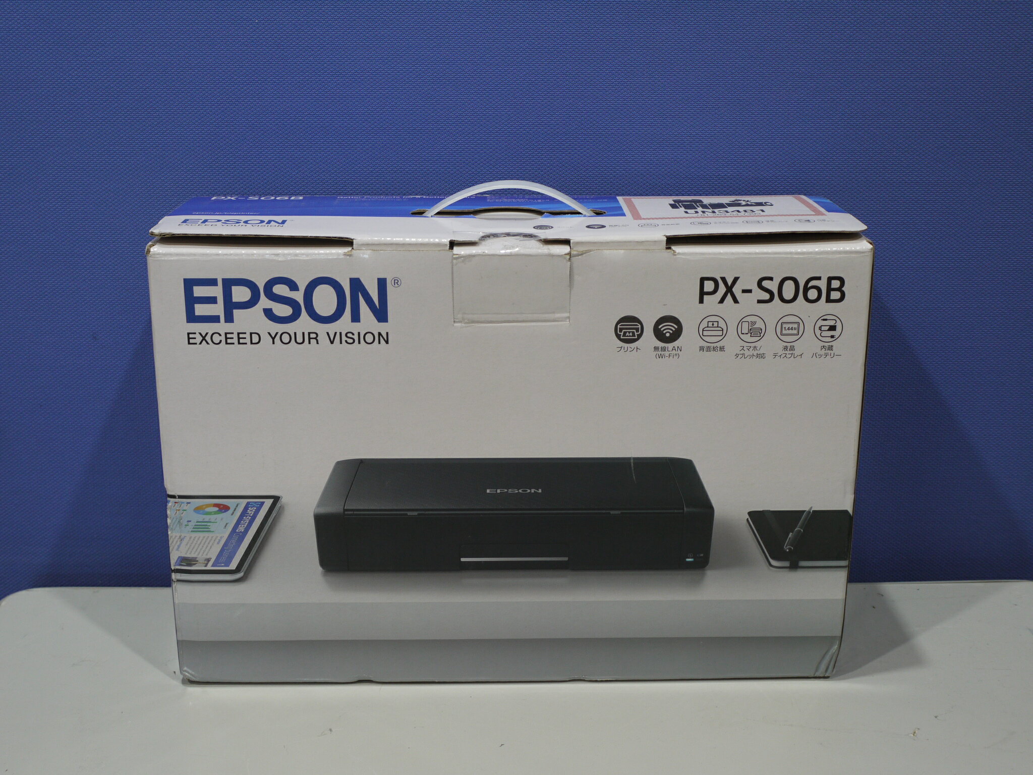 楽天市場】エプソン販売 EPSON A4モバイルインクジェットプリンター PX 