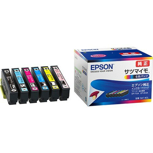 EPSON インクカートリッジ 6色パック SAT-6CL