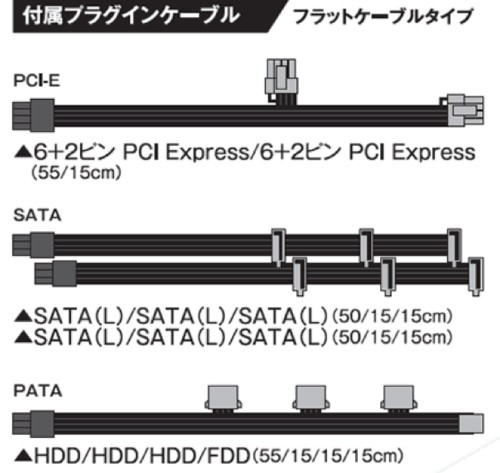 玄人志向 電源 KRPW-BKシリーズ 80PLUS Bronze 650W ATX電源 KRPW-BK650W/85+