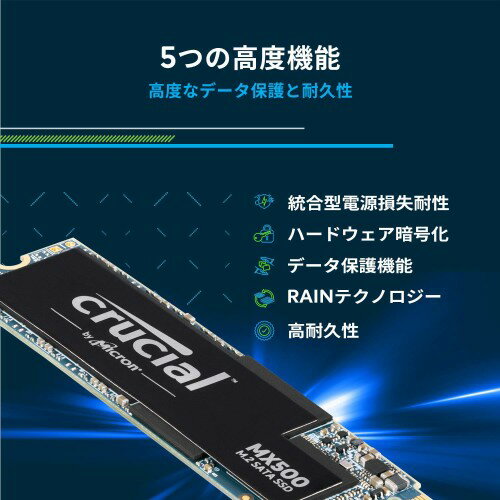 crucial MX500 CT1000MX500SSD4/JP