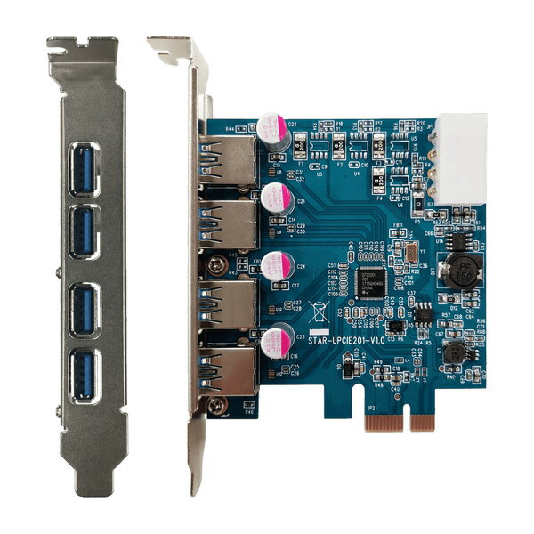玄人志向 インターフェースボード USB3.0RA-P4-PCIE