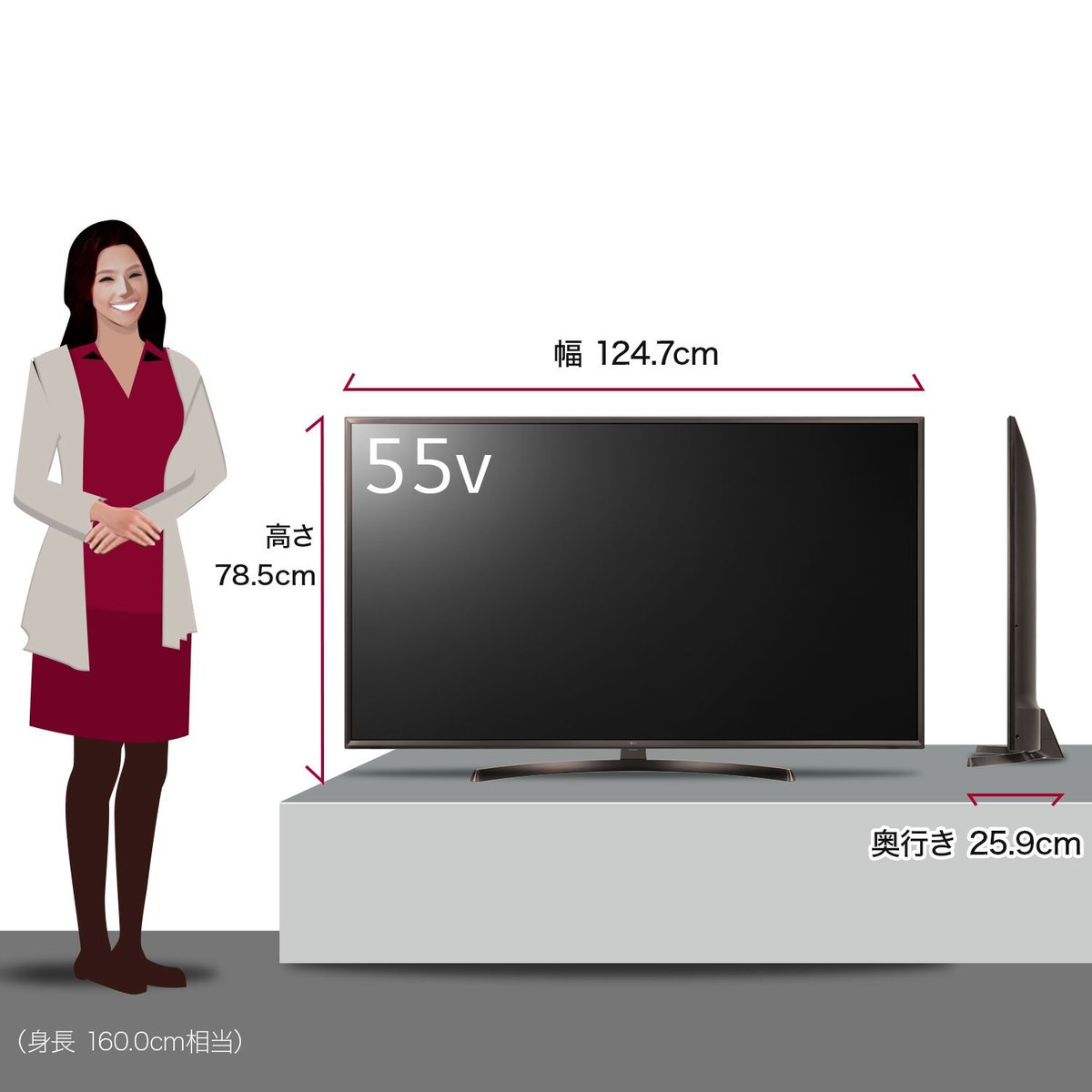 楽天市場】LG Electronics Japan LG UK6300P 4K対応液晶テレビ
