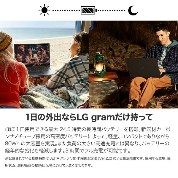 楽天市場】LG Electronics Japan LG gram ノートPC オブシディアン