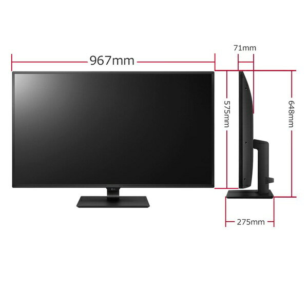 LG 42.5型 USB-C接続 PCモニター 43UN700-BAJP
