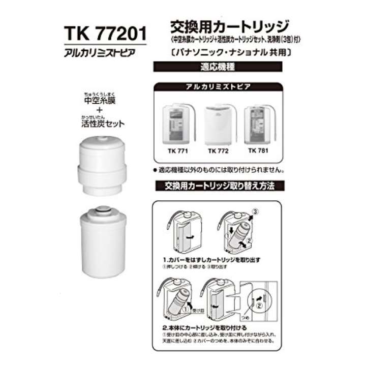 パッケージ パナソニック 浄水器交換用カートリッジ TK77201 リコメン堂 - 通販 - PayPayモール パッケージ