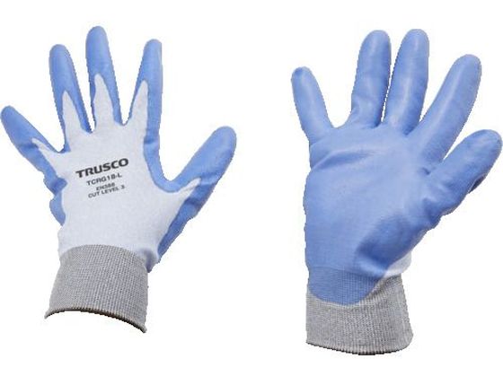 販売の人気 トラスコ中山：ＴＲＵＳＣＯ 耐熱・耐切創手袋 全長
