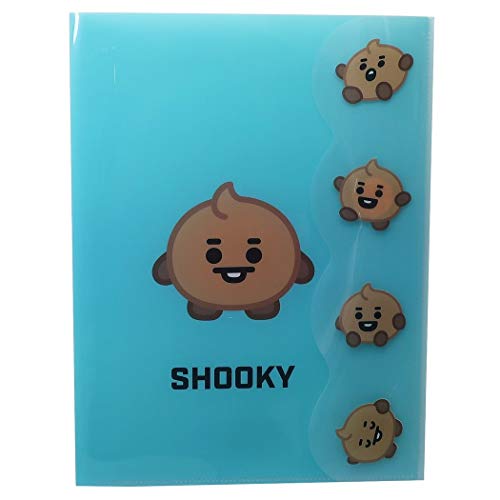 楽天市場 カミオジャパン Bt21 ダイカットカバー付き 2ポケット クリアファイル ポケットファイル Shooky Lineフレンズ カミオジャパン 価格比較 商品価格ナビ