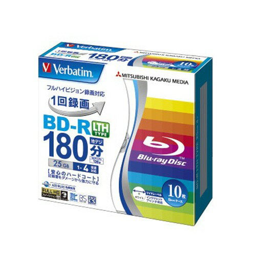 【楽天市場】Verbatim Japan バーベイタム BDR LTH TYPE 録画用 130分 14倍速 10枚