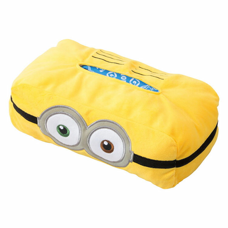 ティッシュ ボックス 1個 6cm厚まで MINIONS イエロー カバー ジェリー ミニオン ミニオンズ 対応 黄色 期間限定で特別価格 カバー