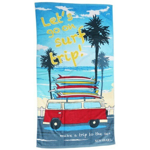 楽天市場 丸眞 大判 バスタオル ビーチタオル レジャー バスタオル サーフトリップカー 価格比較 商品価格ナビ