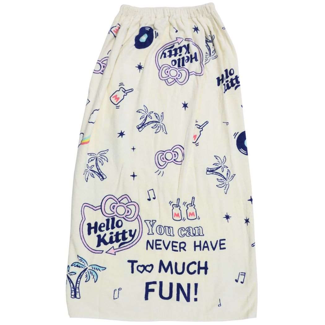 楽天市場 丸眞 ハローキティ ラップタオル 100cm丈 巻き 巻きタオル制菌 サマーミュージック サンリオ 丸眞 サマー 海プール着替えタオル 子ども 女の子 価格比較 商品価格ナビ