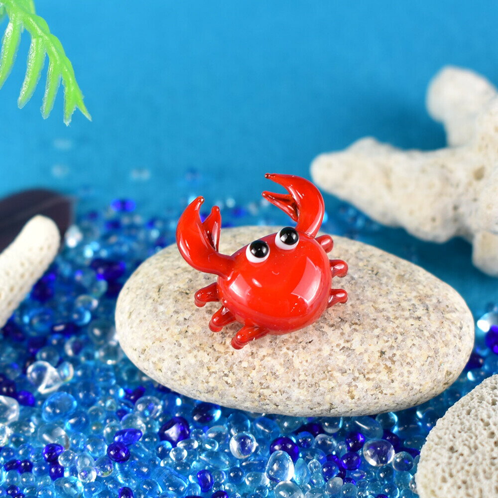 楽天市場 フォーカート かわいい 手作り ガラス細工 カニさん Ckk031 価格比較 商品価格ナビ