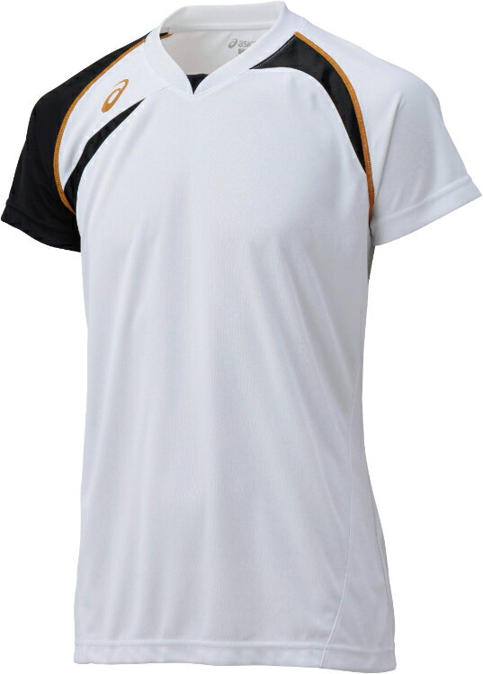 【楽天市場】アシックス バレーボール用 ゲームシャツHS XW1318 カラー：ホワイト×ブラック サイズ：L #XW1318 | 価格比較 -  商品価格ナビ