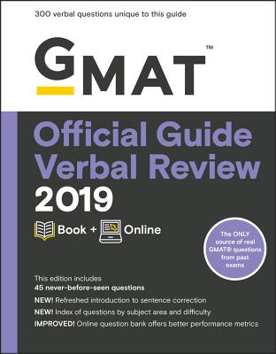 楽天市場】GMAT Official Guide Verbal Review 2019: Book + Online