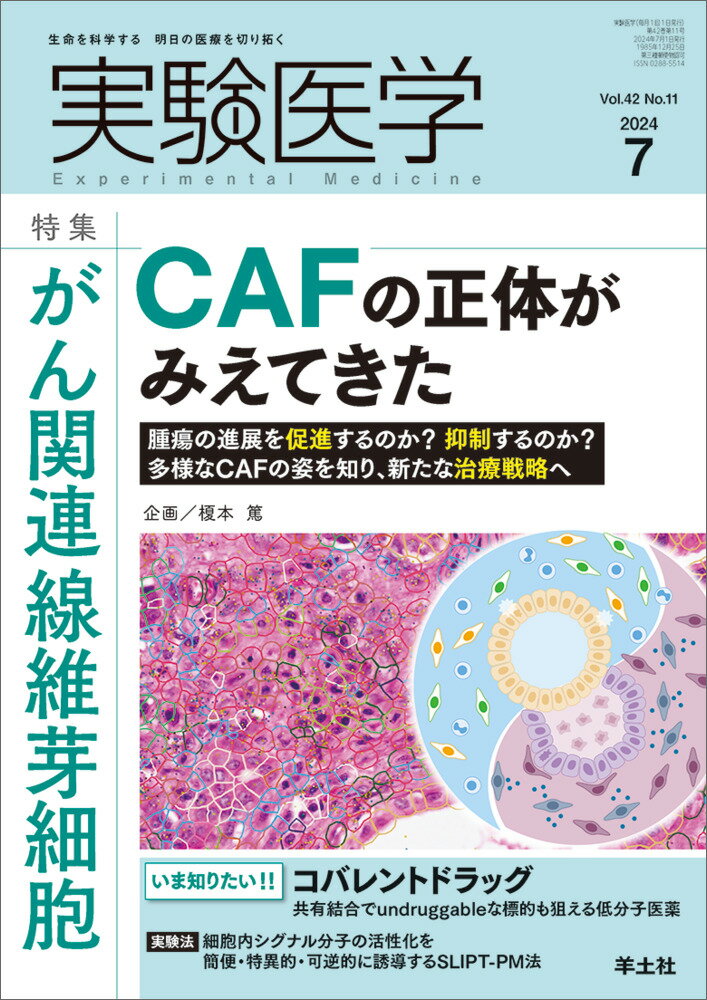 実験医学 生命を科学する明日の医療を切り拓く Ｖｏｌ．４２　Ｎｏ．１１（２０/羊土社/榎本篤
