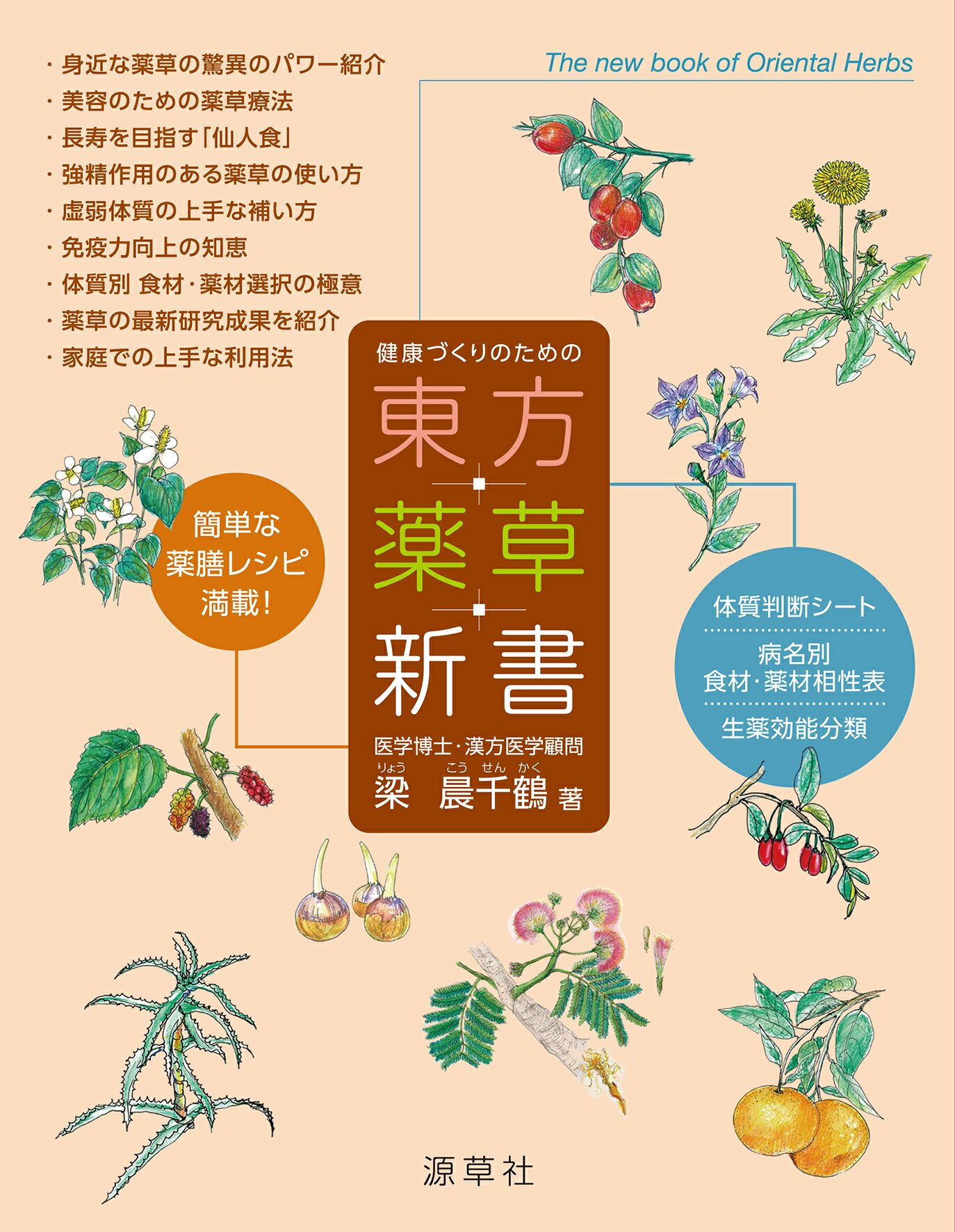 東方薬草新書/源草社/梁晨千鶴