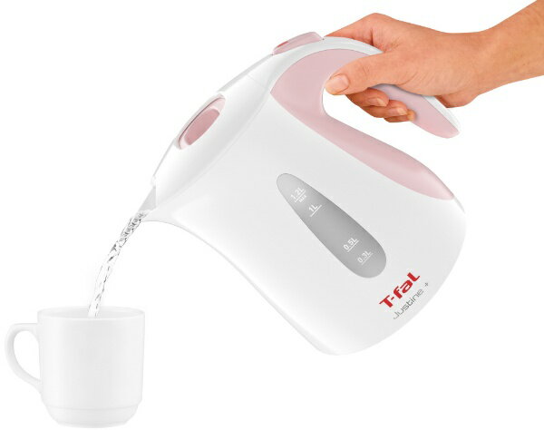 T-FAL 電気ケトル ジャスティン プラス490 シュガーピンク 1.2L KO4907JP