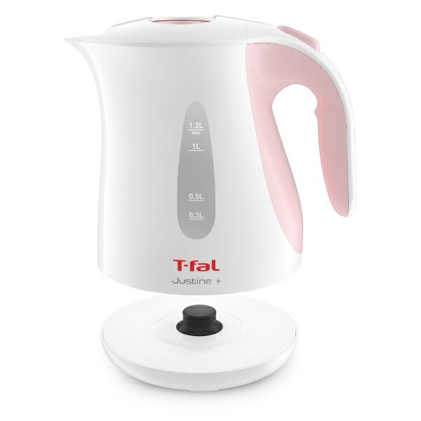 T-FAL 電気ケトル ジャスティン プラス490 シュガーピンク 1.2L KO4907JP