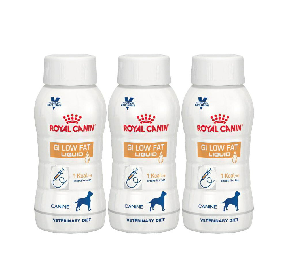 海外販売× ROYAL CANIN ロイヤルカナン GI LOW FAT LIQUID 7本