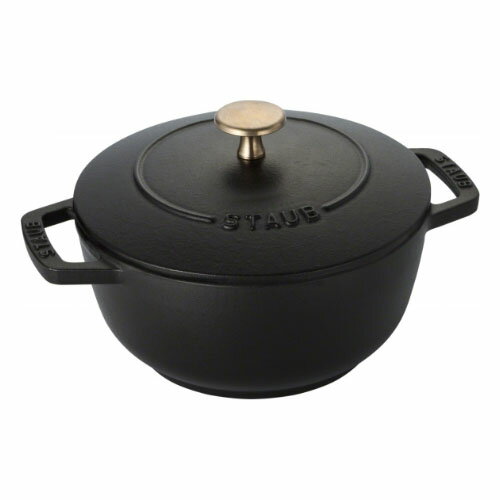 STAUB①ワナベ　16cm 楽天市場】ストウブ staub Wa-NABE ワナベ 16cm ブラック | 価格