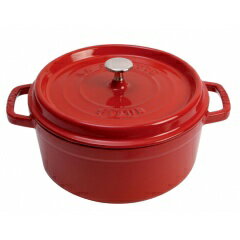 STAUB｜ストウブ ホーロー鍋 ピコココットラウンド 1.7L チェリー 40509-814 IH対応
