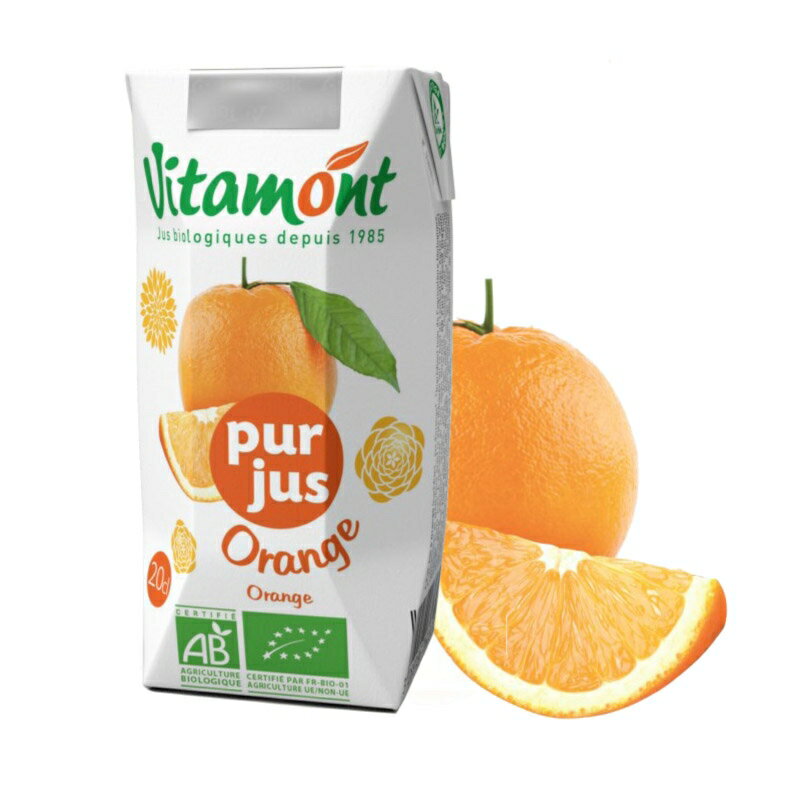 ヴィタモン オーガニック オレンジジュース 200ml