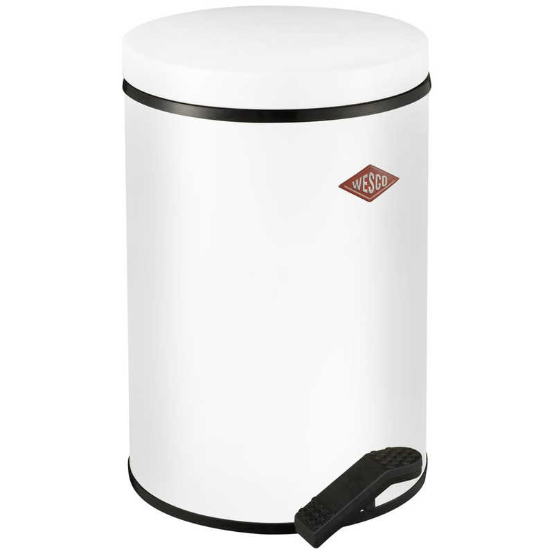 Wesco|ウェスコ ペダルビン&メタルライナー14L PEDAL BIN 117 マットホワイト 11723274