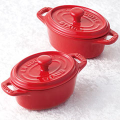 欲しいの-staub ストウブ 「 ミニ ピコ ココット オーバル チェリ•ー