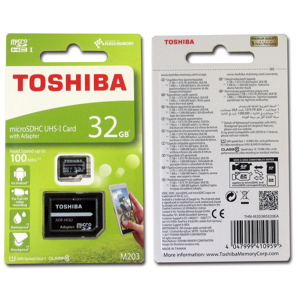 【楽天市場】東芝 32gb Microsdhcカード Class10 海外パッケージ Thn M203k0320ea 価格比較 商品価格ナビ