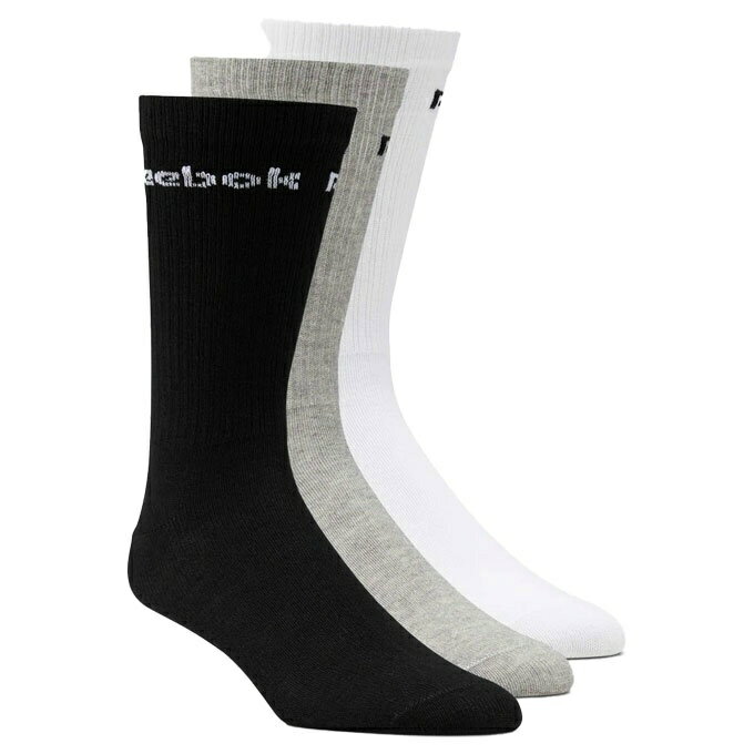 Reebok リーボック アクティブ コア クルー ソックス 3足組 / Active Core Crew Socks 3 Pairs FL5231  28-30cm