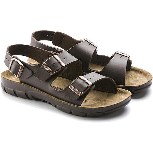 BIRKENSTOCK メンズ サンダル カノ ビルコフロー レギュラー/幅広 Kano Birko-Flor ダークブラウン GP500801