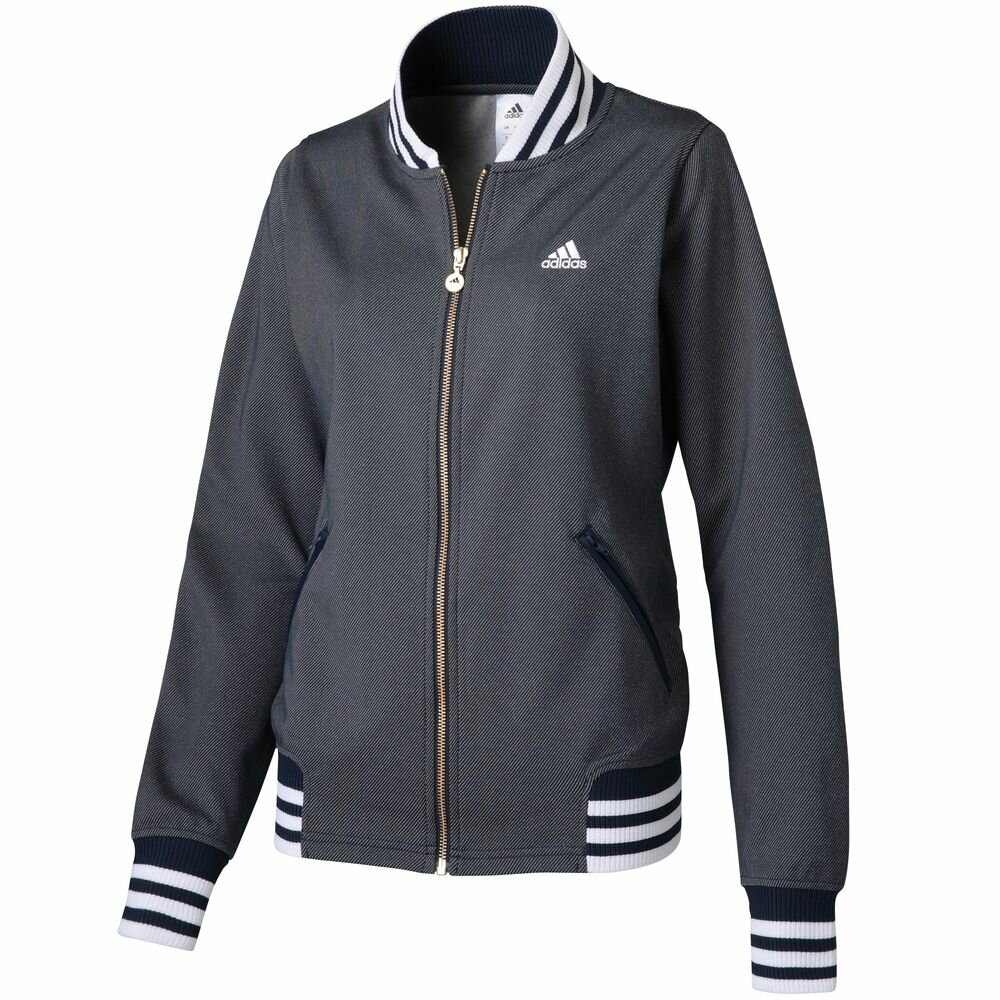 楽天市場 Adidas アディダス レディースadidas24 7 ジャージ リブブルゾン デニム風ジャージ S S 価格比較 商品価格ナビ